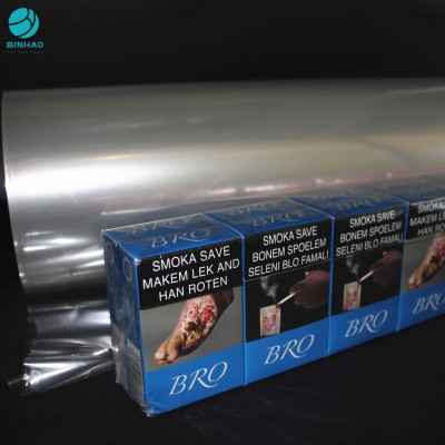 Holographic PVC Packaging Materials Self Adhesive BOPP Transparent Film